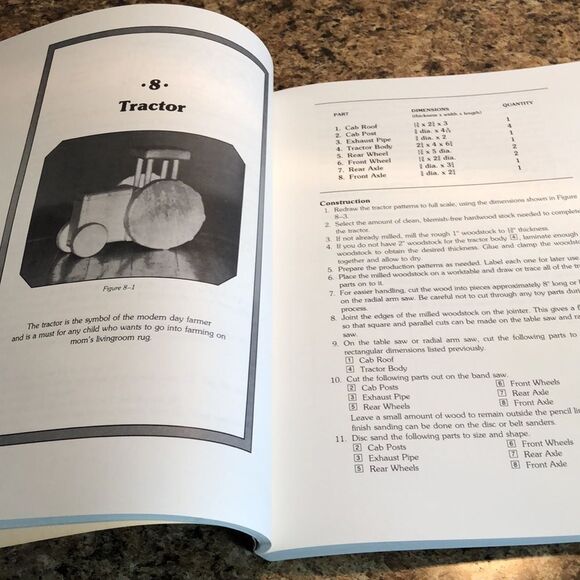 Wooden Toys and Games Patterns Assembly Instructions 30 Projects Chilton - Picture 2 of 10